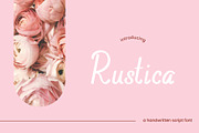 PGR Rustica - Script Font, a Script Font by Pikgura (Thumbnail 1 of 6)
