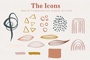 Caramelange Graphic & Pattern Set, an Illustration by PrettyLittlePigs (Thumbnail 3 of 11)