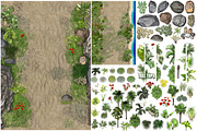 Desert Jungle Game Background, an Object Graphic by Beatheart Creative Studio (Thumbnail 2 of 14)
