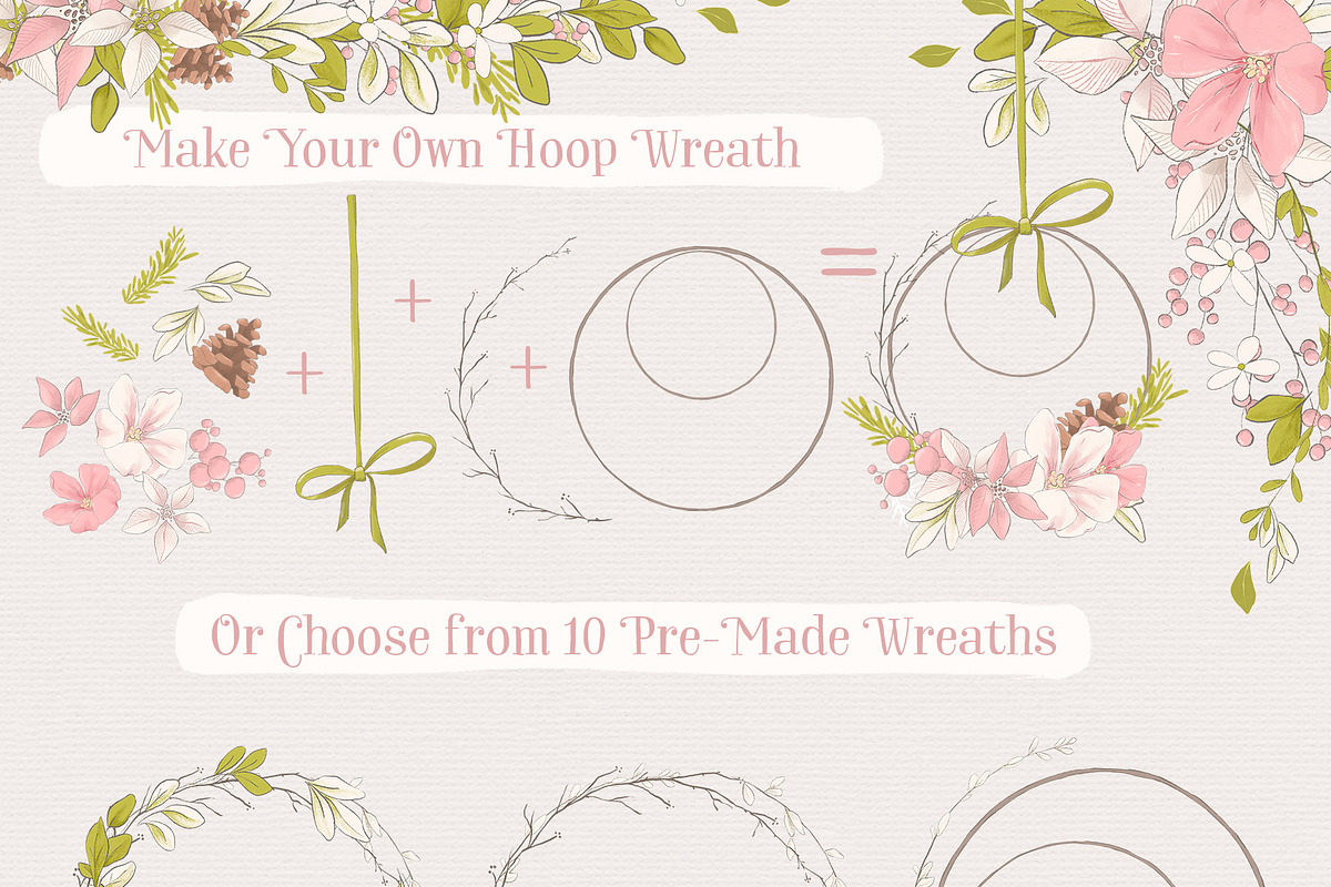Christmas Woodland Animal Clipart, an Illustration by Pretty Little Lines (Photo 10 of 12)