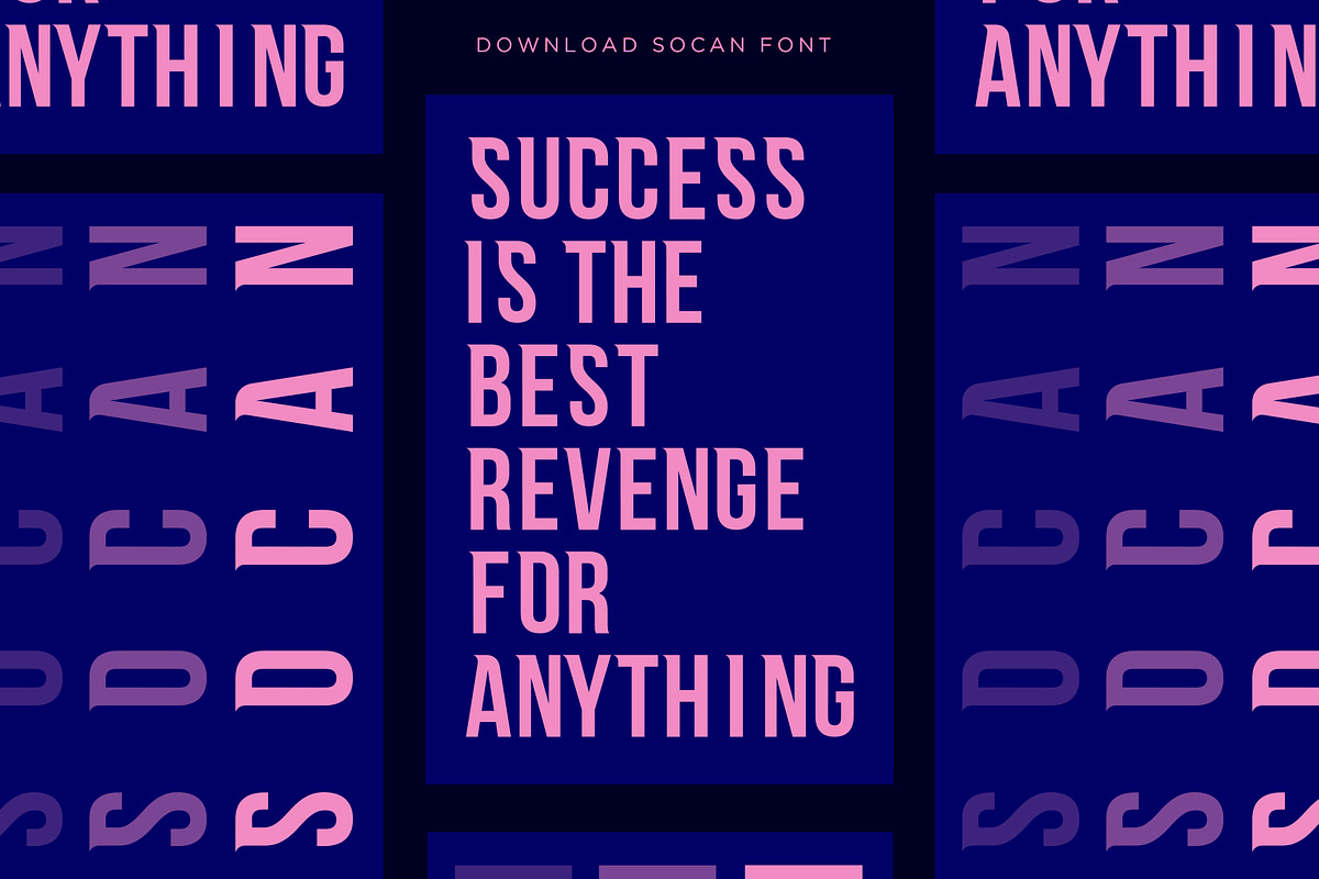 Socan Font preview 2