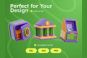 Finance & Accounting 3D Icons, an Object 3D Model by Rakata Studio (Thumbnail 4 of 7)