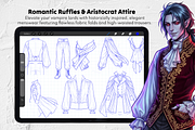 Gothic Male Clothes Stamp Brushes, a Brush Add-On by Selentaori Studio (Thumbnail 6 of 12)