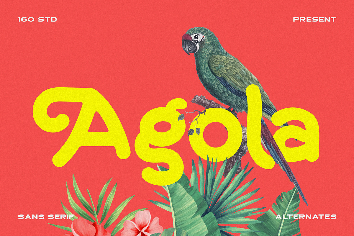 Agola Sans, a Sans Serif Font by 160 Studio (Photo 1 of 9)