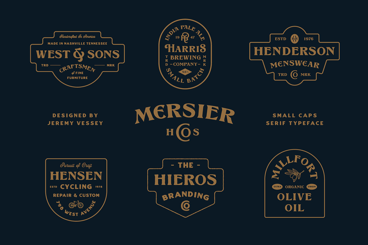 Mersier, a Serif Font by Hustle Supply Co. (Photo 2 of 6)