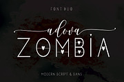 Adova zombia Font Duo, a Script Font by Jhoel Design (Thumbnail 10 of 13)