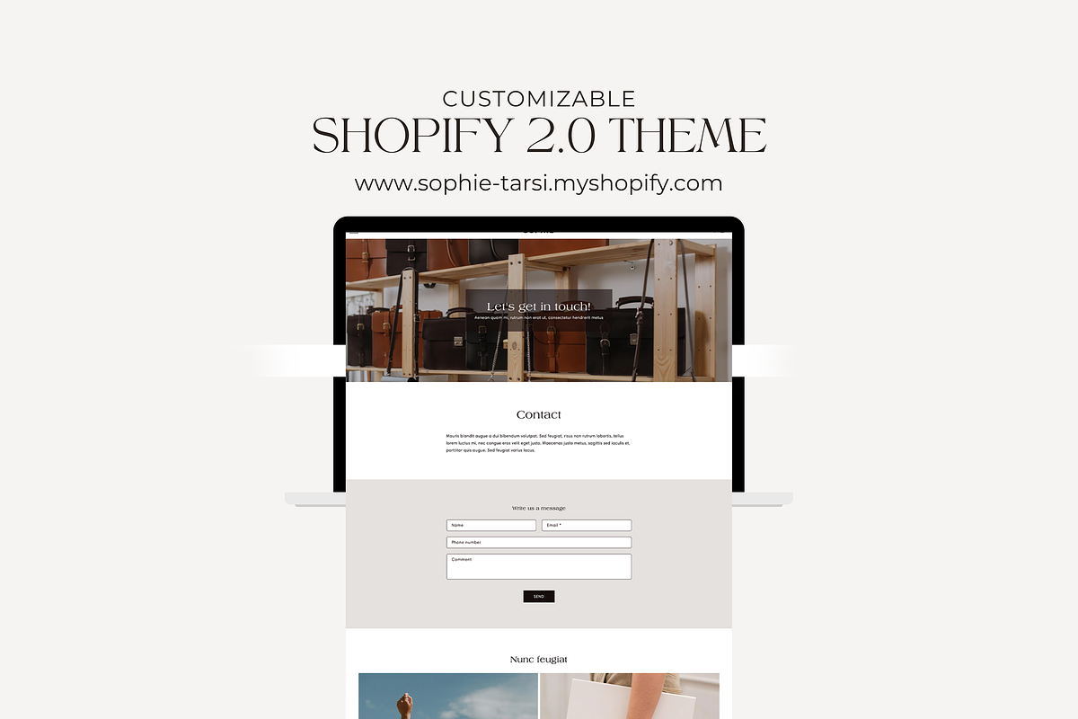 Luxury Shopify Theme, a Shopify Template by Tarsi.io (Photo 4 of 4)