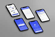 Isometric Phone Mockups, an iPhone Mockup by velvetmade.designs (Thumbnail 10 of 17)