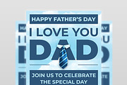 Father Day Party Flyer Template, a Flyer Template by OWPictures (Thumbnail 4 of 4)
