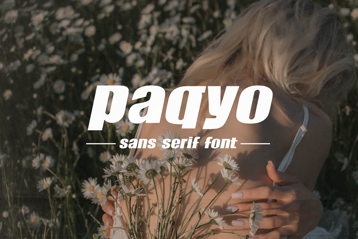 Paqyo - Sans Serif Font, a Sans Serif Font by ivan_artnivora (Photo 1 of 5)