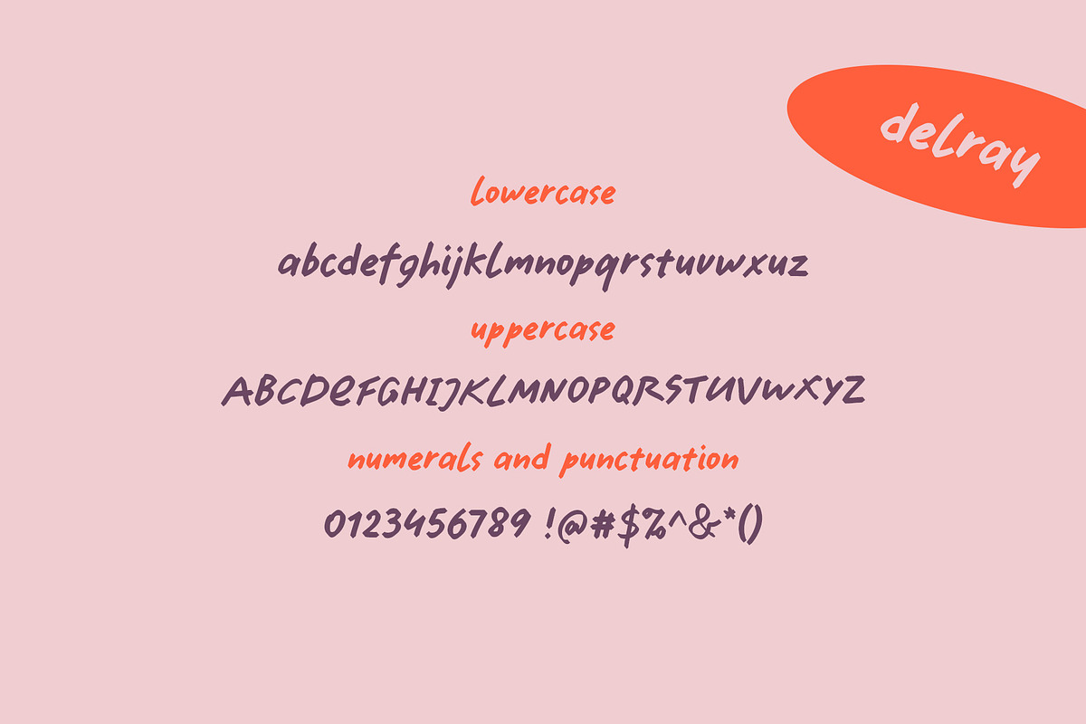 SA Del Ray Handwritten Font, a Handwritten Font by Artcoast Fonts (Photo 2 of 7)