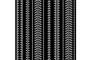 Native Geometric on Black Seamless, a Pattern Graphic by Sharon Schwalbe (Thumbnail 1 of 5)