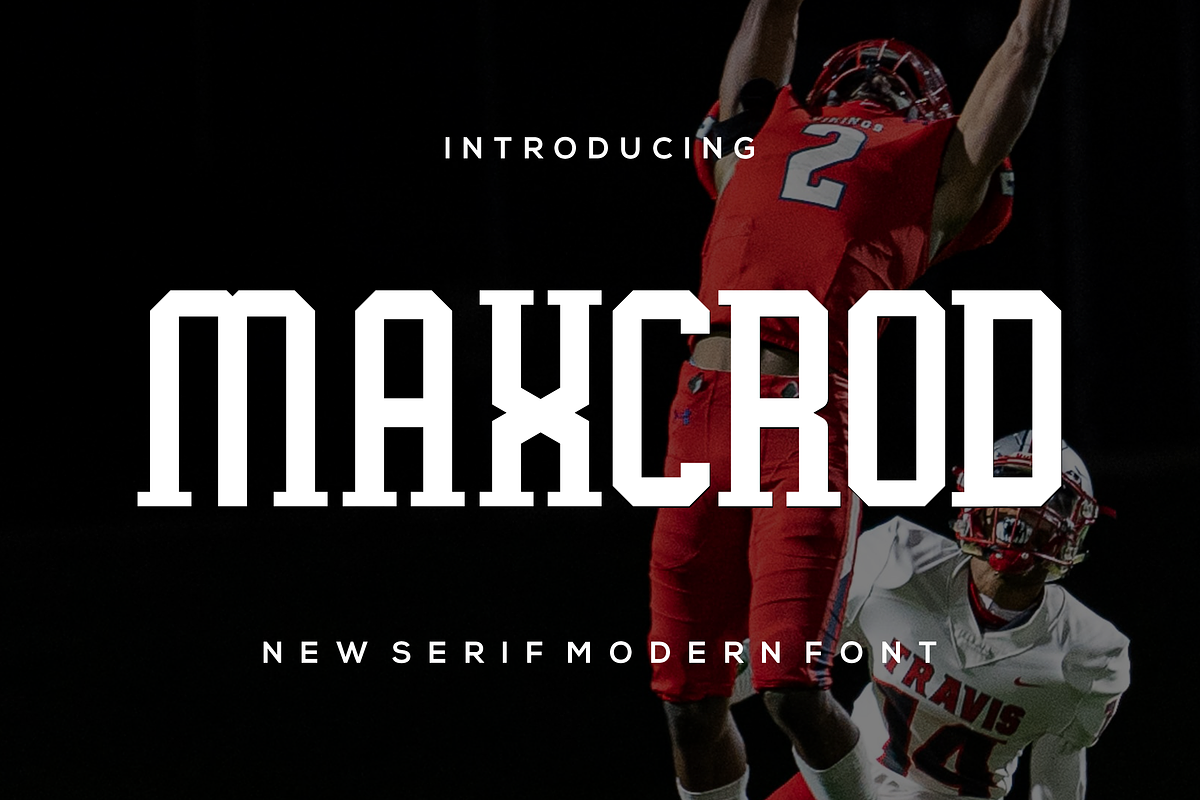 Maxcrod, a Serif Font by riotama85 (Photo 1 of 5)