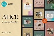 Alice - Canva Instagram, a Social Media Template by Temptackle (Thumbnail 1 of 5)