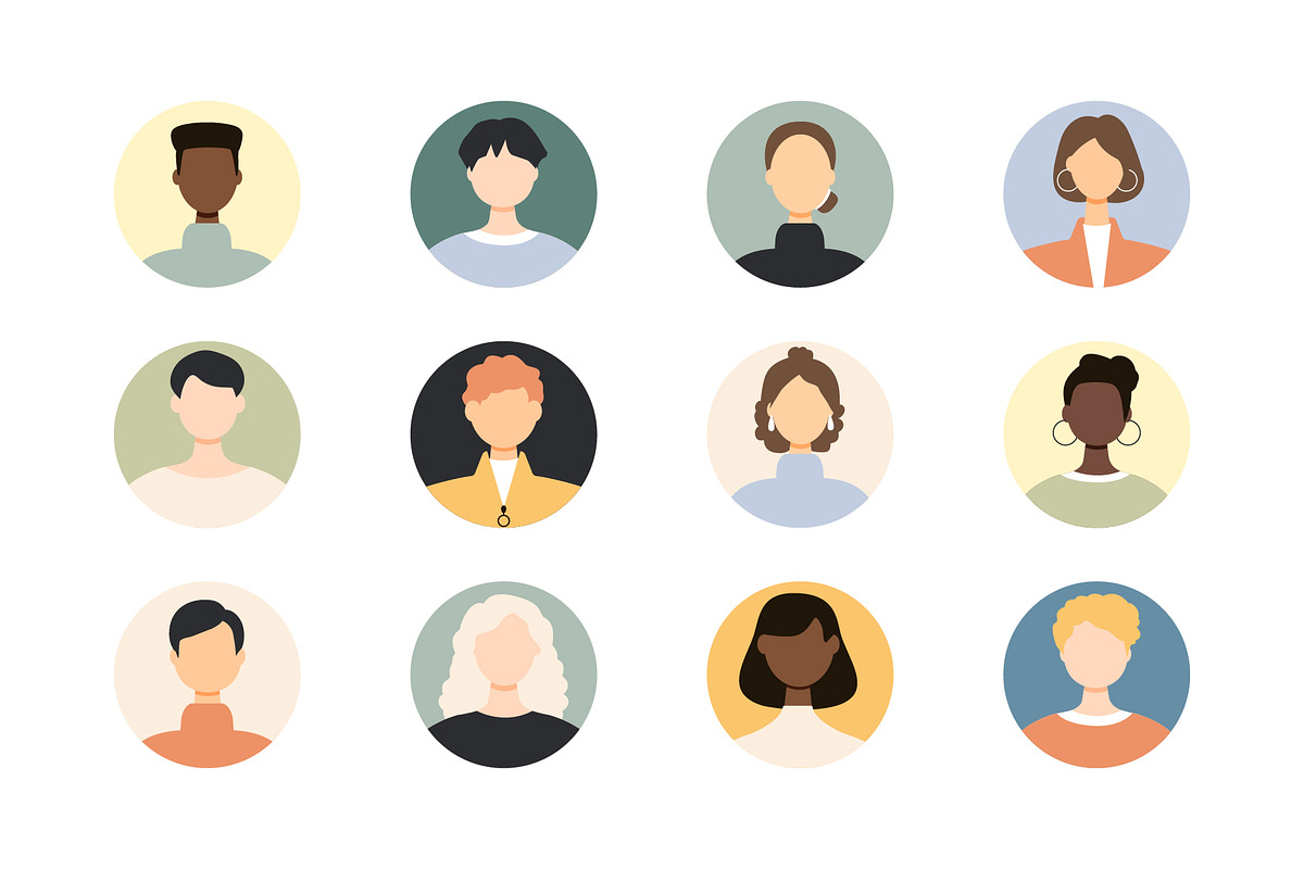 42 people avatars, a Person Illustration by Stafeeva (Photo 4 of 5)