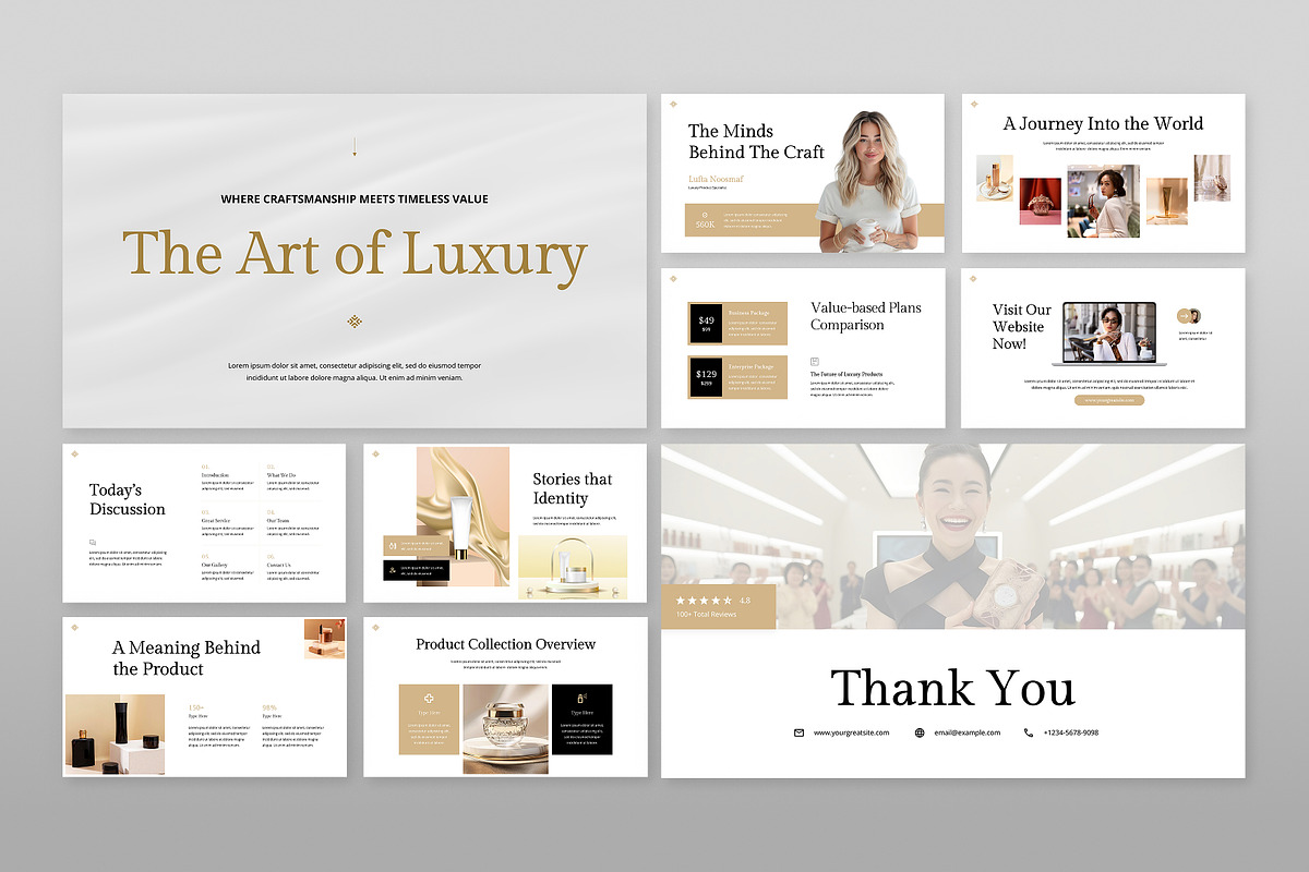 Luxury Product Google Slides, a Presentation Template by Antstheme (Photo 4 of 4)