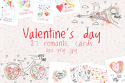 Valentine's Day Cards - Love Set, a Card Template by antuanetto (Thumbnail 1 of 8)