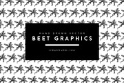 Hand Drawn Vector Beet Graphics, a Food Illustration by Dorey Kronick Art&Design (Thumbnail 1 of 7)