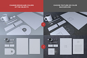 Blank Stationery / Branding Mock-Up, a Product Mockup by Yoopy Images (Thumbnail 3 of 5)