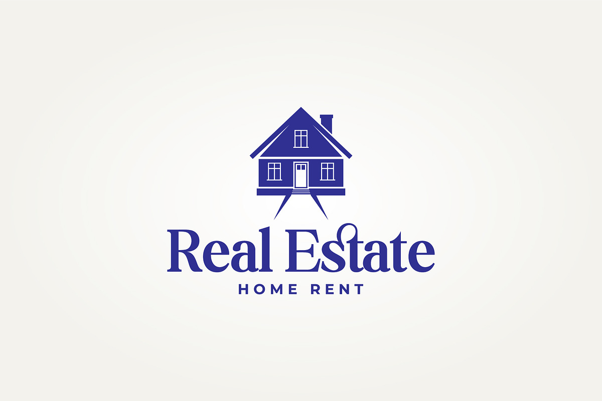 real estate home rent icon logo, a Branding & Logo Template by Blazybone (Photo 1 of 2)
