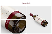 Dark Glass Wine Bottle Mockup Set, a Packaging Mockup by Country4k (Thumbnail 4 of 4)