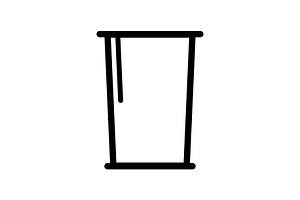 Take away cup icon, an Outline Icon by Sumberpangan