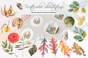 Thanksgiving Watercolor Clipart, an Illustration by BalanceUA (Thumbnail 2 of 13)