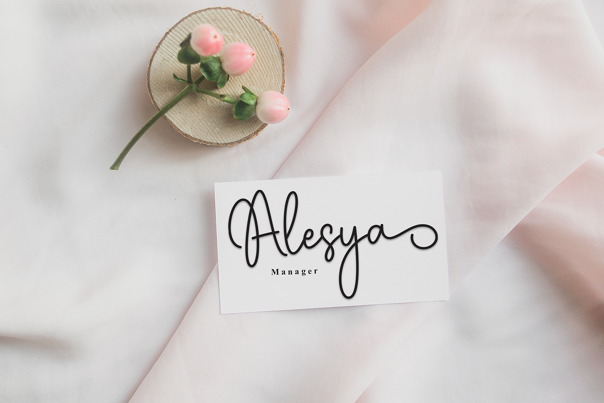 Kanaya | Script Font, a Handwritten Font by Scratchones (Photo 5 of 9)