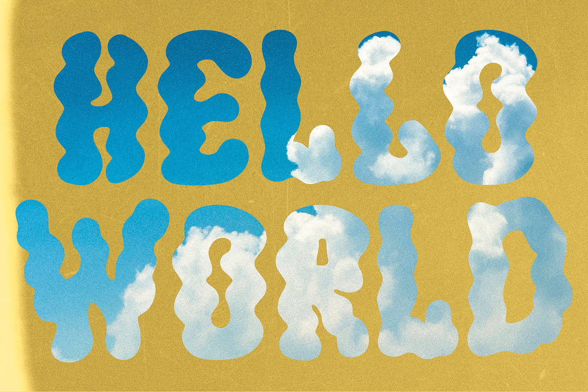 Jump Up | Wavy Groovy Font Duo, a Handwritten Font by AnMark (Photo 9 of 15)