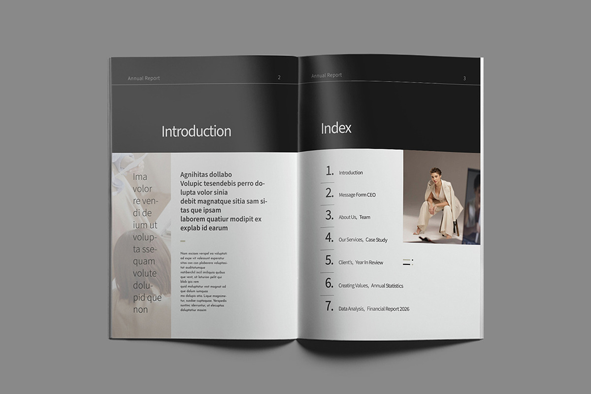 Annual Report Template preview 3