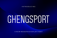 Ghengsport - Font