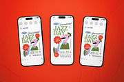 Retro International Jazz Day Flyer, a Flyer Template by The Good Store (Thumbnail 2 of 2)