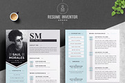 Modern Resume Template, a Resume Template by ResumeInventor (Thumbnail 3 of 6)