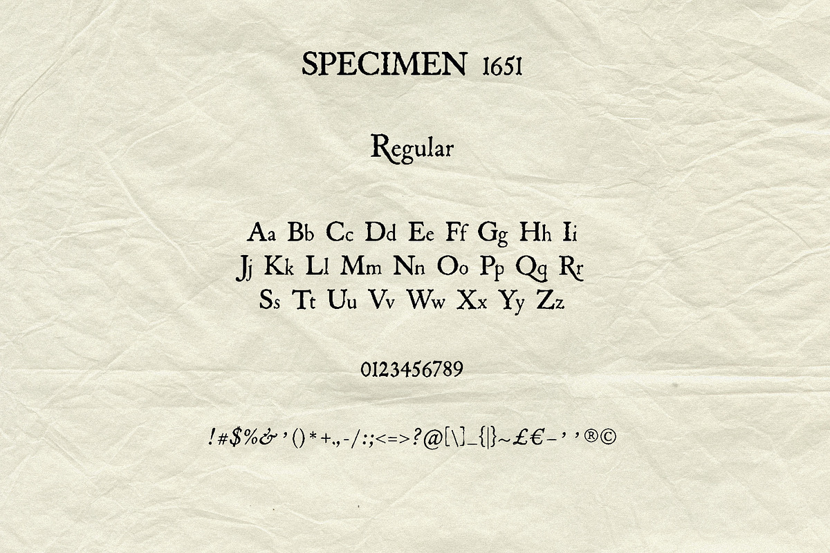 Specimen 1651: Vintage Font Family, a Serif Font by Mneme (Photo 6 of 14)