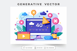 A vibrant depiction of an internet e, a Graphic by SouravDesign