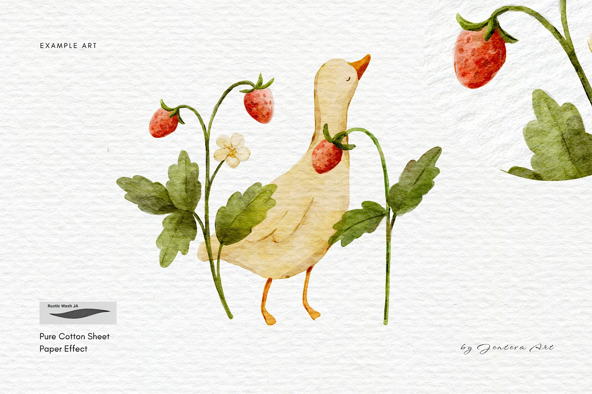 15 Procreate Watercolor Brushes, a Brush Add-On by Jenteva Art (Photo 10 of 13)