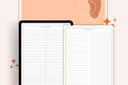 Digital Notes Templates | Goodnotes, a Stationery Template by CreativeBundlex (Thumbnail 4 of 10)