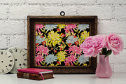 12JPG/EPS Tropical floral pattern, a Pattern Graphic by Theraphosath (Thumbnail 7 of 22)