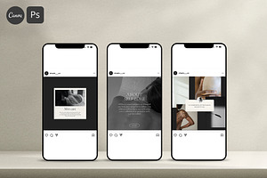 CANVA & PS / Harmony Instagram Pack