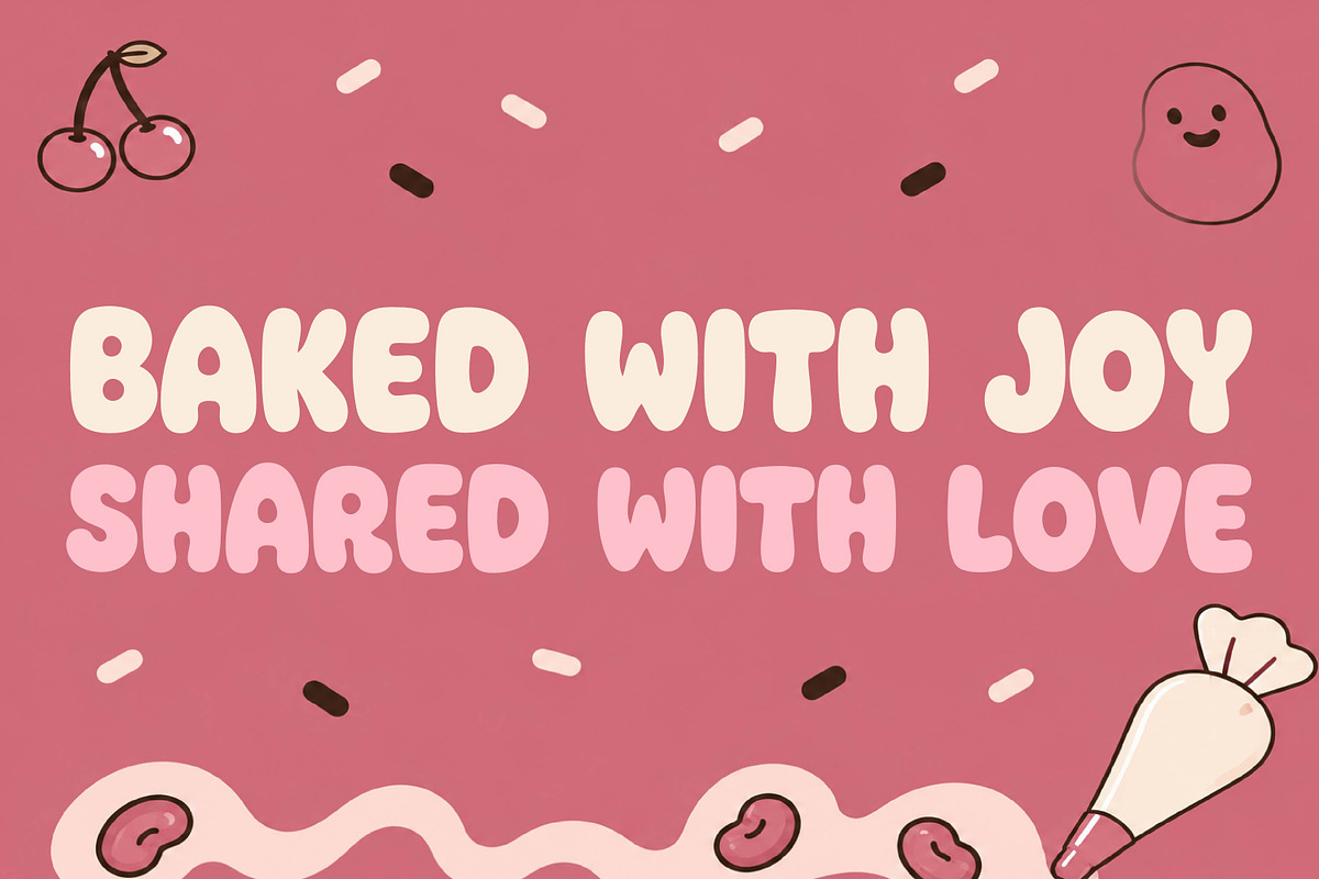 Bean Cake - Playful Display Font, a Sans Serif Font by Gumrega Studio (Photo 2 of 8)
