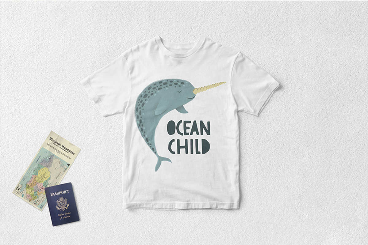 WHALES & another ocean creatures, an Animal Illustration by Alina Mubarak (Photo 11 of 12)