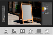Menu Board Mockup PSD, an Advertising Mockup by Bruno's Shop (Thumbnail 3 of 4)