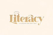 Literacy Serif Font, a Serif Font by Salt & Pepper Designs (Thumbnail 1 of 11)