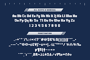 NOKRIOS | Speed Racing Font, a Font by twinstd (Thumbnail 12 of 13)