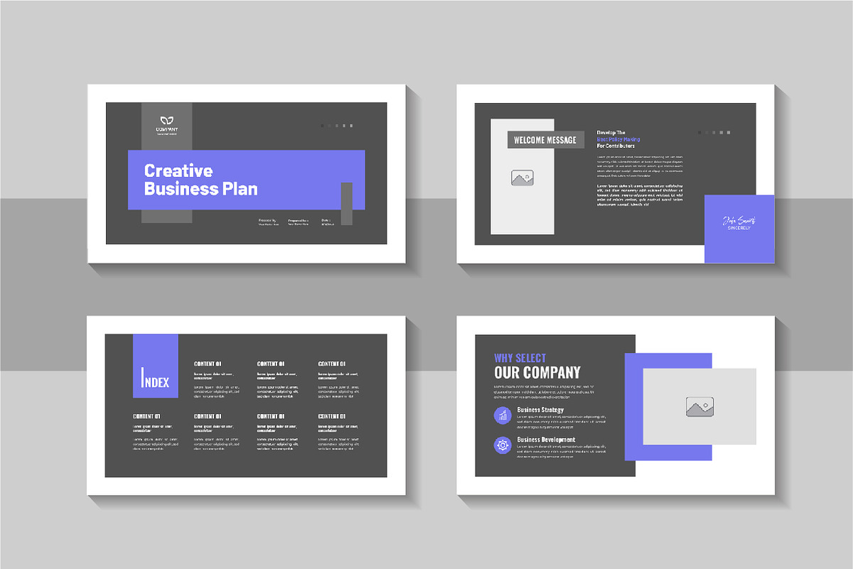 Sleek business plan template design, a Presentation Template by Pavel_design (Photo 2 of 4)