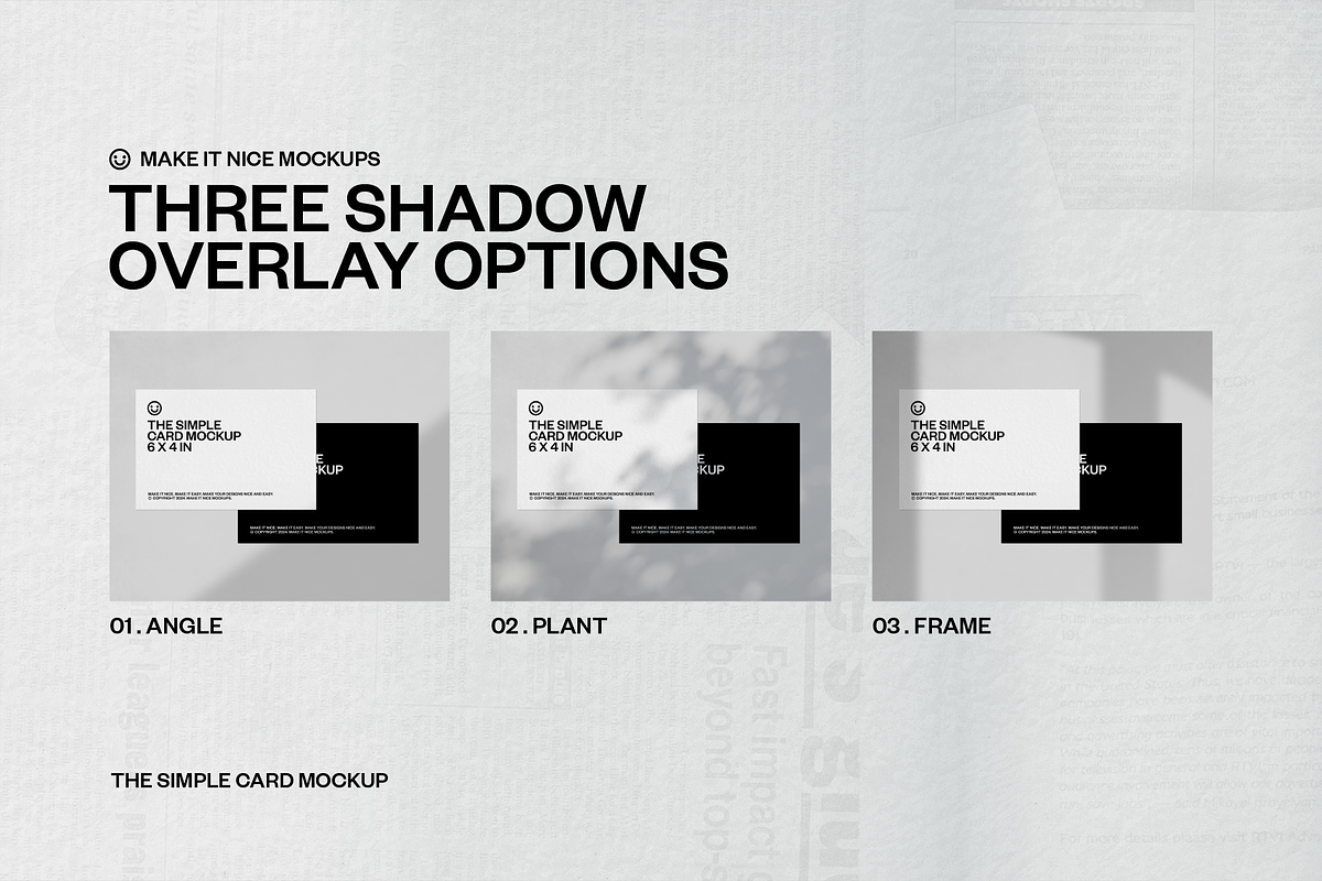 The Simple Card Mockup, a Stationery Template by makeitnicemockups (Photo 4 of 7)