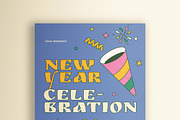 New Year Celebration Flyer, a Flyer Template by KMZVR.Lab (Thumbnail 6 of 6)