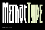Merhat | Condensed Display Font, a Font by ESEM (Thumbnail 1 of 5)
