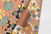 Tropical Flower Pattern Retro Summer, a Pattern Graphic by Trendingdigital (Thumbnail 19 of 21)