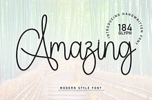 Amazing | Script Font